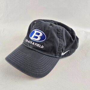 Nike Heritage 86 Hat Mens One Size Grey Track Field Logo Cap Brunswick Strapback